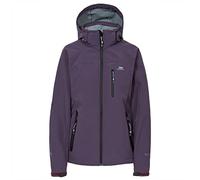 Trespass Bela, giacca softshell impermeabile con cappuccio rimovibile, taglia XS, colore: viola