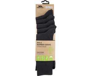 Trespass Calzini Daily Socks Confezione da 5 paia Einheitsgröße Nero