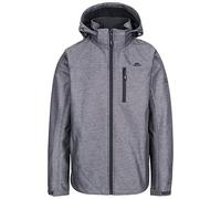Trespass Carter - Giacca Softshell Impermeabile da Uomo, con Cappuccio Regolabile e Zip