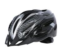 Trespass, Casco ciclismo Unisex adulto, Nero (schwarz - schwarz), small/medium (54-58cm)