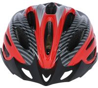 Trespass Casco da ciclismo Crankster - Casco di sicurezza per adultimet Rosso L/XL Rosso
