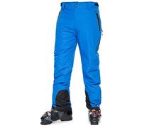 Trespass DLX Coffman, Pantaloni da Sci Impermeabili con Zip alla Caviglia, Ghette alla Caviglia e Ventilazione Laterale da Uomo, Taglia XXL, Colore: Blu