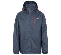 Trespass DUPREE - Giacca impermeabile da uomo, Uomo, Giacca impermeabile con cappuccio rimovibile., MAJKRAO10002_NVMS, Marina marina., S