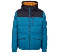Trespass Erris - Piumino da uomo imbottito con cappuccio, stile casual, Blu Bondi, L