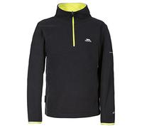 Trespass Giacca/pile per bambinicepullover Etto - Uomo Micropile At100 Nero 92/98 - ca. 2-3 Jahre Nero