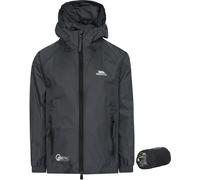 Trespass Giacca da pioggia per bambini Qikpac - Giacca da viaggio unisex per bambini Tp75 Flint 110/116 - ca. 5-6 Jahre Grigio