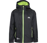 Trespass Unisex Qikpac Waterproof Packaway Jacket - Black, Size 7/8