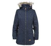 Trespass Giacca impermeabile da donna Everyday con cappuccio rimovibile, Donna, Giacca impermeabile con cappuccio rimovibile, FAJKRAK20003-FAJKRAN20012_NA1XXS, blu navy, XXS