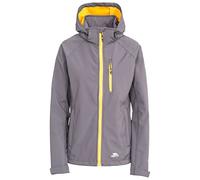 Trespass Giacca Impermeabile Softshell Lorina/Giacca da Donna con Cappuccio Rimovibile, Donna, Lorina, Carbon, 2X-Small