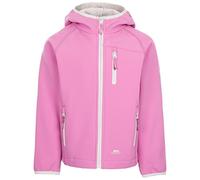Trespass Kian-Kids Softshell Jkt Giacca, Rosa Intenso, 5-6 Años Unisex-Bimbi