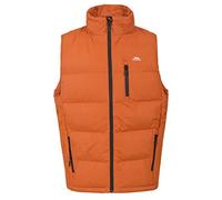 Trespass Gilet imbottito da uomo, con fibbia, arancione bruciato, S UK