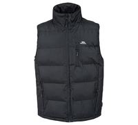 Trespass Gilet imbottito da uomo, con fibbia, nero, XS UK