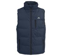 Trespass - Gilet imbottito da uomo/giubbotto imbottito senza maniche, con cerniera, taglia: XL, colore: Navy
