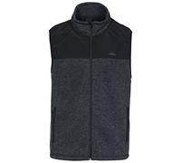 Trespass Leafminer - Gilet in Pile da Uomo, 300 g/m², Uomo, MAFLGIO10001_BMEXXL, Black Melange, XXL