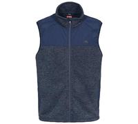 Trespass Leafminer - Gilet in Pile da Uomo, 300 g/m², Uomo, MAFLGIO10001_NMGXL, Navy Melange, XL