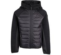 Trespass Maglietta per bambini Roadie - Top ibrido unisex 3/4 Nero