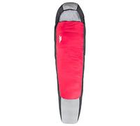 Trespass, Micron Pelo Ultra Leggero 1/2 Stagione, con Sacco a Compressione, per Festival, attività all'aperto, Viaggi Unisex, Rosso, 220 x 80 x 50 cm
