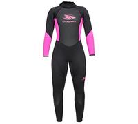 Trespass Womens 5mm Full Wetsuit, Muta Intera Aquaria, da Donna, 5 mm, Colore Nero, XXS, 6