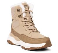 Trespass Nadine - Stivali da neve da donna con membrana impermeabile, linguetta a soffietto, lacci, fodera in pelliccia sintetica, intersuola in phylon, suola di trazione, tomaia in PU/tessuto, Ecru
