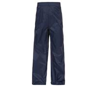 Trespass Pantaloni da pioggia per bambini Qikpac Pant - Trousse da viaggio per bambini unisexrs Navy 11-12 Jahre Blu