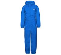 Trespass Pulsante, Tuta Antipioggia Impermeabile con Cappuccio Bambini, Blu, 2/3 Anni