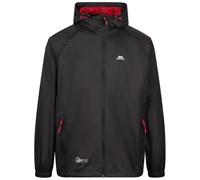 TRESPASS QIKPAC UNISEX WATERPROOF PACKAWAY JACKET K WAY IMPERMEABILE black
