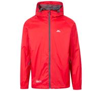 TRESPASS QIKPAC UNISEX WATERPROOF PACKAWAY JACKET K WAY IMPERMEABILE red