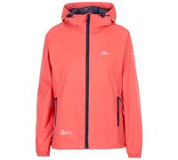 TRESPASS QIKPAC WOMEN'S WATERPROOF PACKAWAY JACKET K WAY GIACCA ANTIVENTO Peach