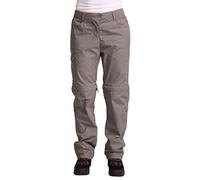 Trespass Rambler Convertible, Pantaloni Impermeabili con Protezione UV e Gambe Removibili Donna, Colore: Grigio Tempesta, S