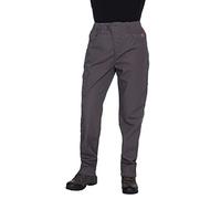 Trespass Rambler, Pantaloni Impermeabili con Protezione UV Uomo, Carbone, XL