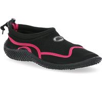 Trespass Scarpa da bagno Paddle - Unisex Aqua Shoe Nero/Raspberry EUR 38 Nero