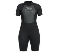 Trespass Immersione Subacquea, Muta Corta in Neoprene con Cerniera da Donna, Nero, S