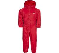 Trespass Set da pioggia per bambini Button - Babies Rain Suit Red 12-18 Monate Rosso