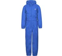 Trespass Set da pioggia per bambini Button - Bambino Pioggia Unisex Suit Blu 122/128 - ca. 7-8 Jahre Blu