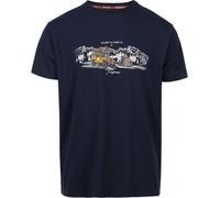 Trespass T-shirt Horton Tshirt casual stampata M Blu