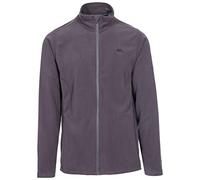 Trespass Tadwick - Giacca in pile anti-pelucchi, da uomo, 140 g/m², colore: grigio scuro, taglia S