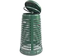 Homegarden Pattumiera trespolo portasacco 110 lt in plastica antiurto per giardino casa - 1576