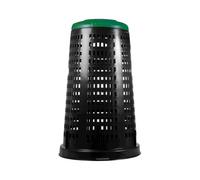 Trespolo Bidone Nero Coperchio verde 24705 Stefanplast