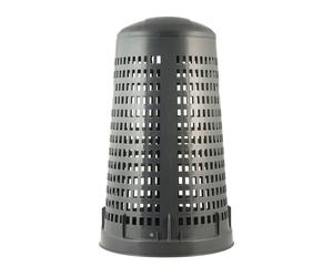 Trespolo bidone Ruff Coperchio Bombato Grigio 85x38x52 Cm Giganplast