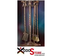Trespolo camino porta accessori utensili stufa - BEL FER 836 - mail per sconto