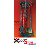 Trespolo camino porta accessori utensili stufa - BEL FER 839 - mail per sconto