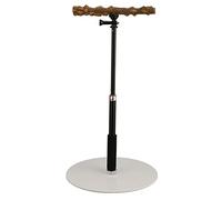 Trespolo per Uccelli in Legno, Supporto Telescopico per Uccelli Regolabile in Altezza Supporto per Giochi per Pappagalli Staccabile Portatile Trespolo Palestra Accessori per Gabbia per Uccelli Support