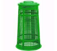 Trespolo Portasacchi in Plastica colore Verde Lt. 100