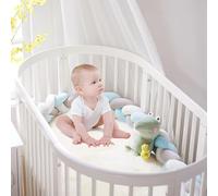 Tresse Sponda Letto Bambini, Sbarra da Viaggio, Barriera Letto Bambini, Sponda per Lettino Portatile Portatile, per la Decorazione Della Stanza (K 1.5 metri)