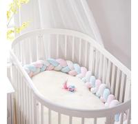 Tresse Sponda Letto Bambini, Sbarra da Viaggio, Barriera Letto Bambini, Sponda per Lettino Portatile Portatile, per la Decorazione Della Stanza (F 4 metri.)