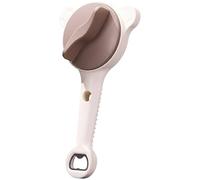 Tressify Apriscatole regolabile, 4 in 1 multifunzionale pinza per coperchio, apribottiglie, antiscivolo, beige, facile da usare, gadget da cucina, 2,5-8,9 cm, misura universale