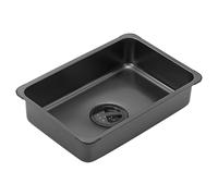 Tressify Bacino da campeggio in acciaio inox con cestello di scarico, ciotola portatile per lavare piatti all'aperto, preparazione di verdure e stoccaggio dell'acqua