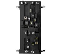 Tressify Chitarra per principianti, strumento per esercitarsi con corda acustica, pressione automatica di accordi con un tasto, versione a doppio accordo, aiuto per chitarra, facile da usare