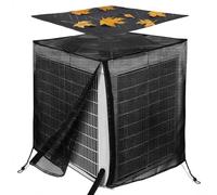 Tressify Copertura in tessuto Oxford AC per unità esterna, protezione insetti ventilata, vestibilità regolabile, impermeabile, adatta per sistemi da 71 x 71 x 81 cm