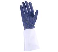 Tressify Guanto da scherma taglia L per sciabola Epee Foil Epee Saber, design a pois in plastica blu, presa e controllo migliorati per competizioni e allenamento, attrezzatura protettiva per